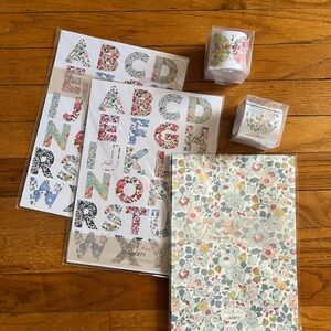 Liberty (with Meri Meri) Multicolor Floral Stickers